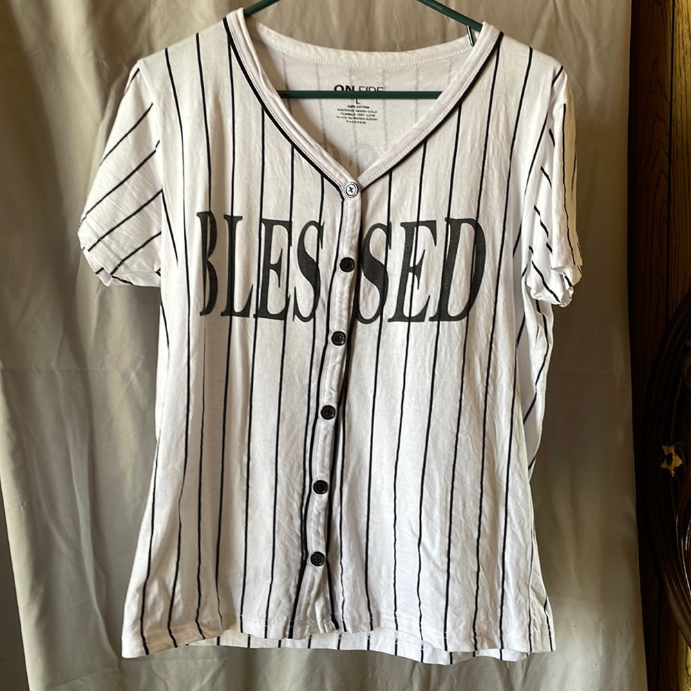 Blessed button up